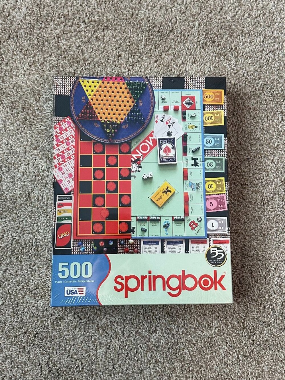 NEW springbok board game jigsaw puzzle ⚡️ 500 pieces
